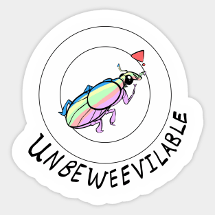 Unbeweevilable! Sticker